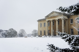 Leigh Court in the snow 