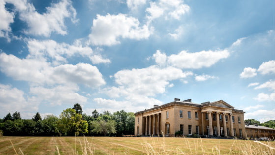 The exterior of Leigh Court just outside of Bristol